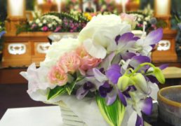 Flower in funeral