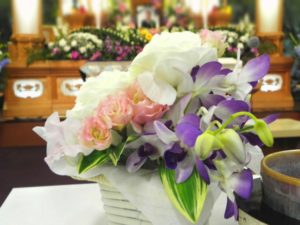 Flower in funeral