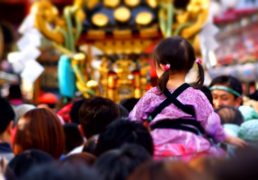 A girl in a Japanese Festival MATSURI