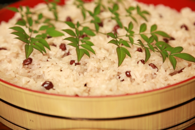 Red rice for celebration